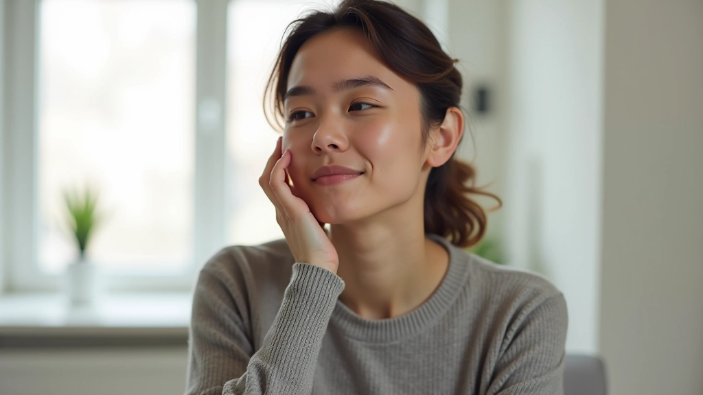 Personne assise en position réfléchie, en train de prendre conscience de ses émotions dans un environnement calme et serein