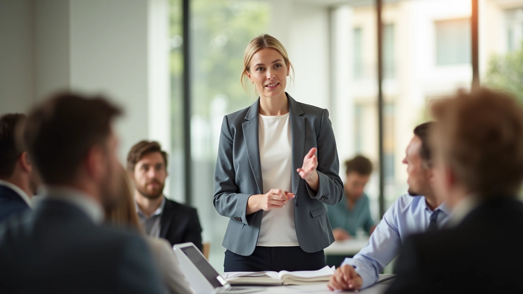Session de formation en intelligence émotionnelle dans un environnement professionnel collaboratif
